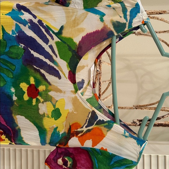 Colorful Floral Dress - Picture 2 of 3